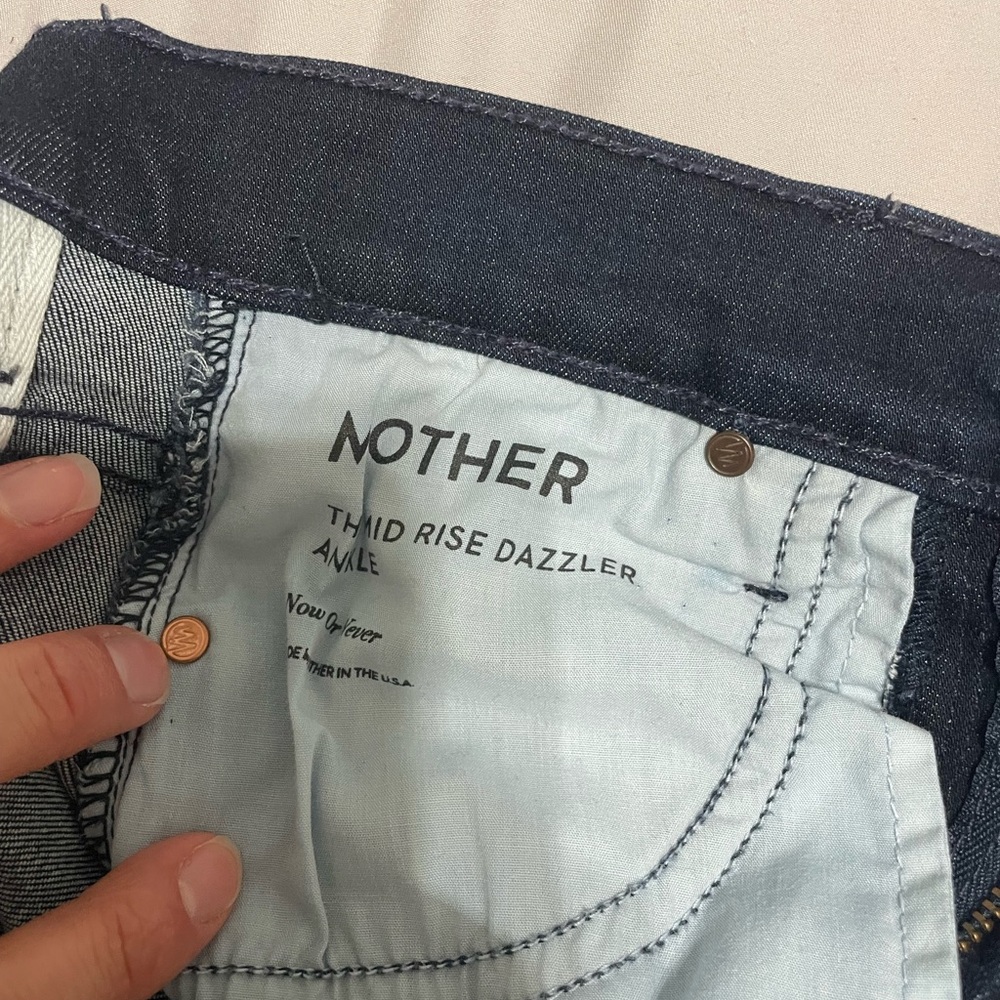 MOTHER Dark Indigo Denim Jeans - Size 25